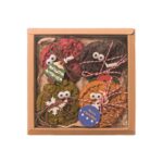 Close-up view of soy wax, highlighting natural and eco-friendly texture