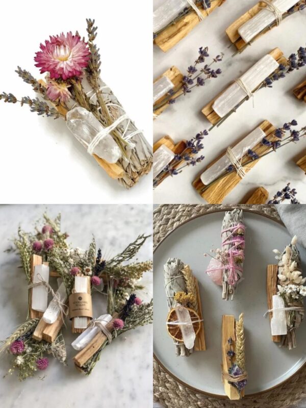 Energy cleansing, cleansing bundle, self-care ritual, white sage, crystal healing